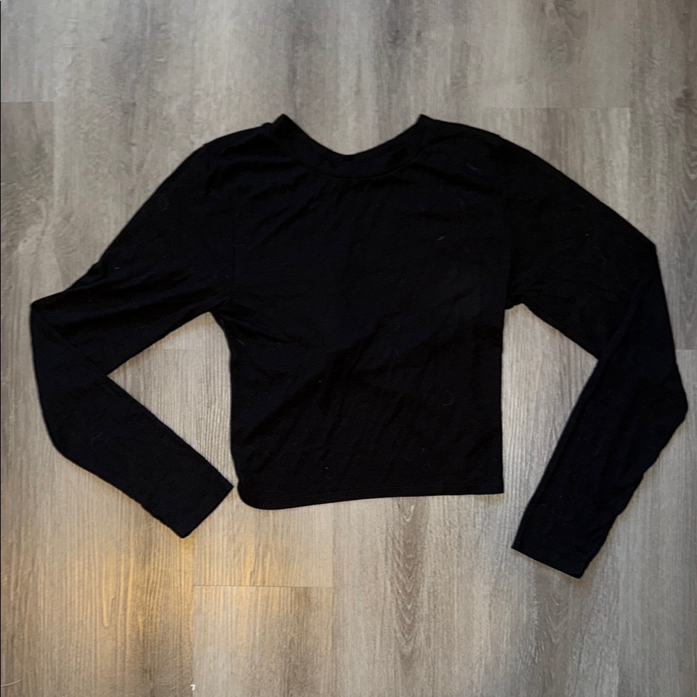 Black Long Sleeve Women's Top